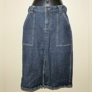Calvin Klein Jeans Blue Jean Skirt